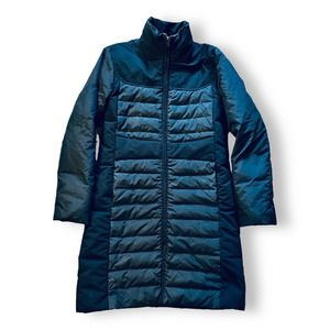 Via Spiga Long Goose Down Jacket Black Size M